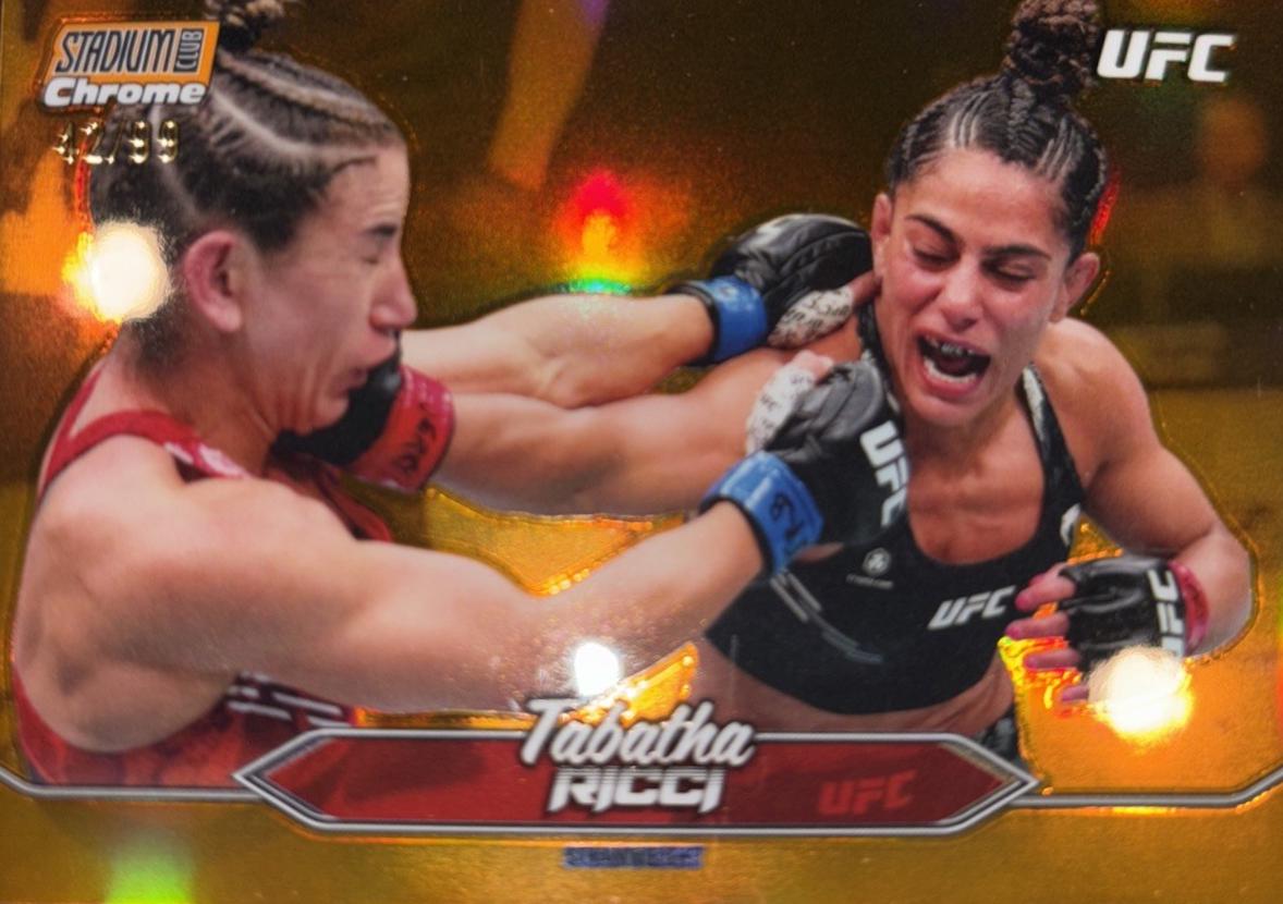Tabatha Ricci 2025 Topps Stadium Club UFC Base Chrome #C-106 Superfractor