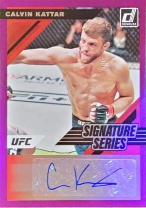 Calvin Kattar 2022 Panini Donruss UFC Signature Series #46 Purple
