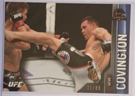 Colby Covington 2015 Topps UFC Champions Base #193 Blue