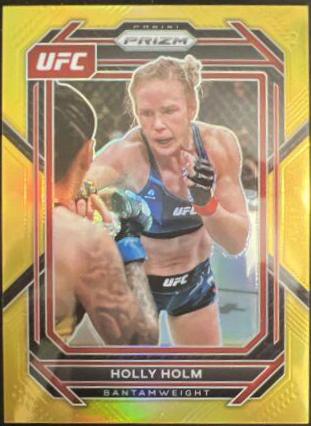 Holly Holm 2023 Panini Prizm UFC Base #157 Gold