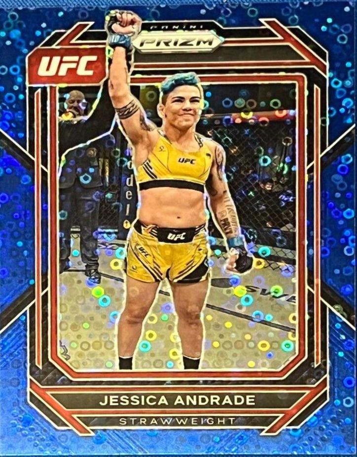 Jessica Andrade 2023 Panini Prizm Under Card UFC Base #149 Blue