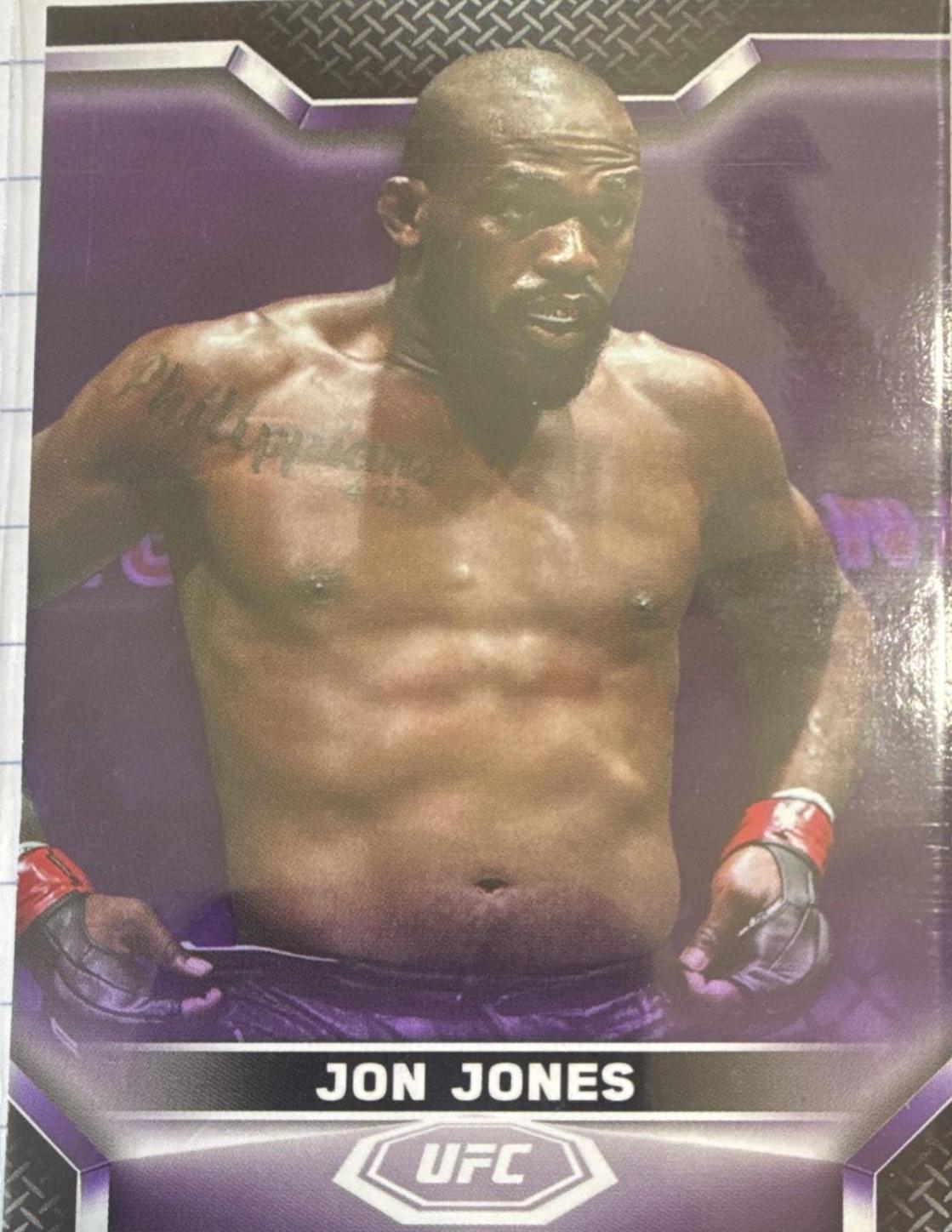 Jon Jones 2020 Topps UFC Knockout Base #57 Purple