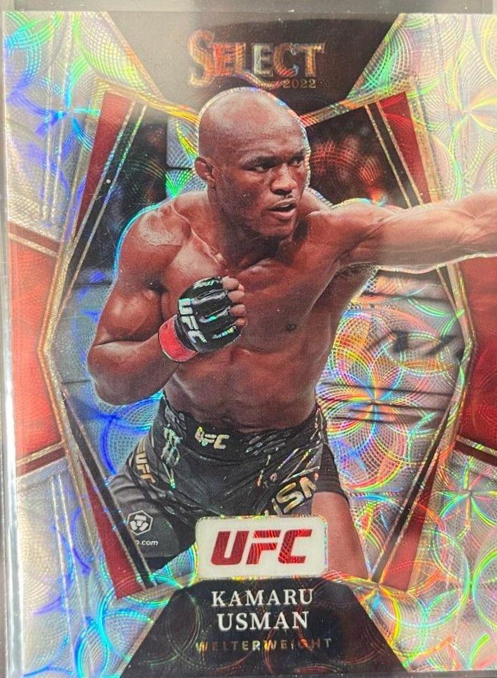 Kamaru Usman 2022 Panini Select UFC Premier Level #101 Scope