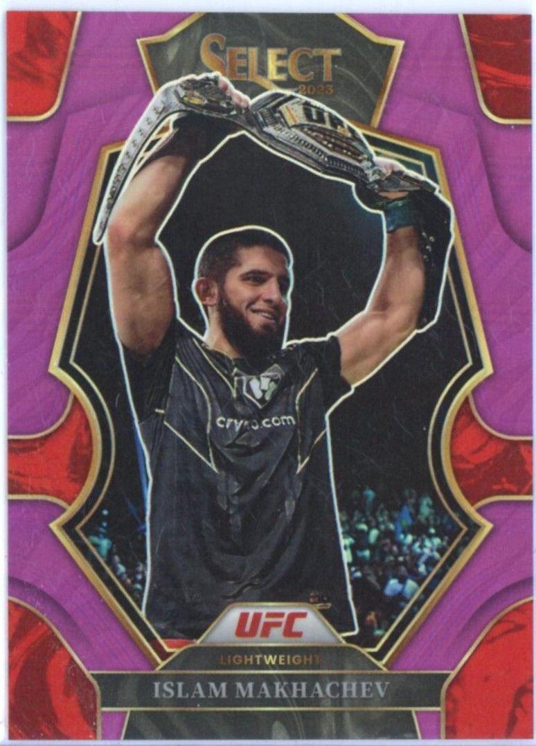 Islam Makhachev 2023 Panini Select UFC Premier Level #182 Purple