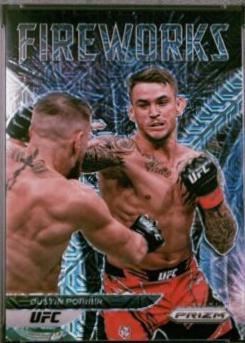 Dustin Poirier 2022 Panini Prizm UFC Fireworks #10 Mojo