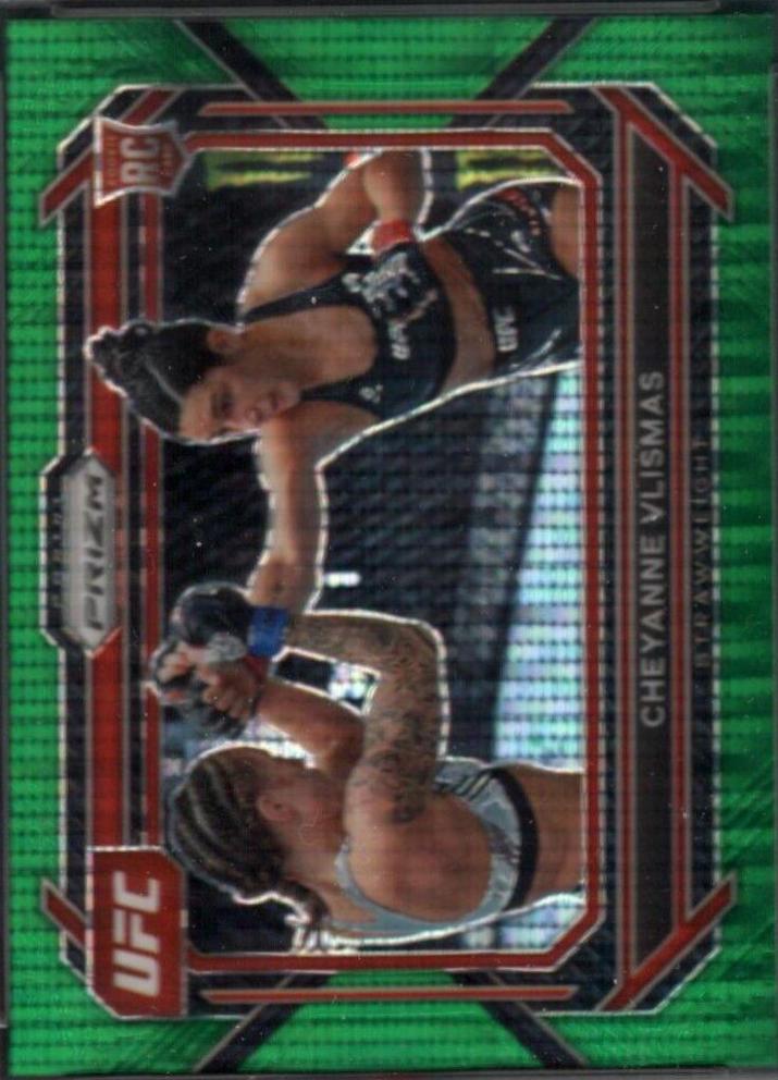 Cheyanne Vlismas 2023 Panini Prizm UFC Base #98 Green Pulsar