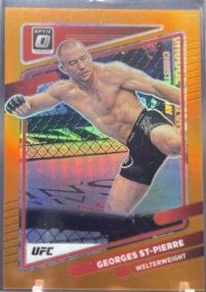 Georges St-Pierre 2022 Panini Donruss Optic UFC Base #57 Orange