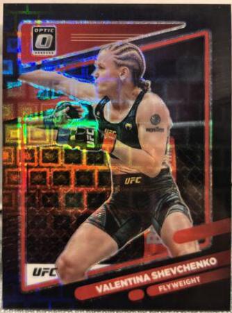 Valentina Shevchenko 2022 Panini Donruss Optic UFC Base #41 Black Pandora