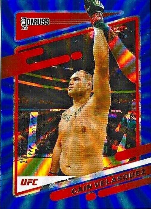 Cain Velasquez 2022 Panini Donruss UFC Base #125 Laser