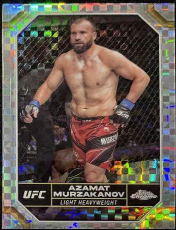 Azamat Murzakanov 2024 Topps Chrome UFC Base #23 X-Fractor