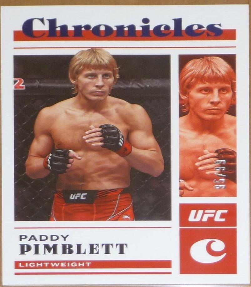 Paddy Pimblett 2023 Panini Chronicles UFC Base One #476 Blue