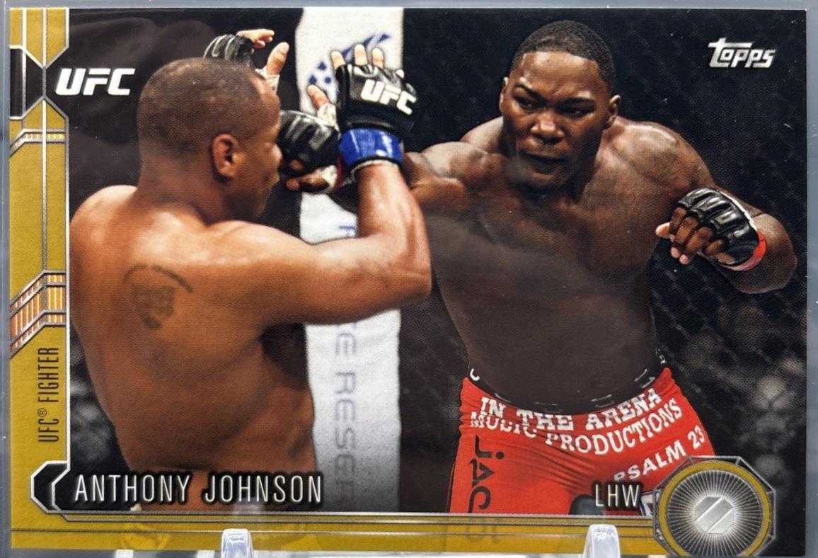 Anthony Johnson 2015 Topps UFC Chronicles Base #48 Gold
