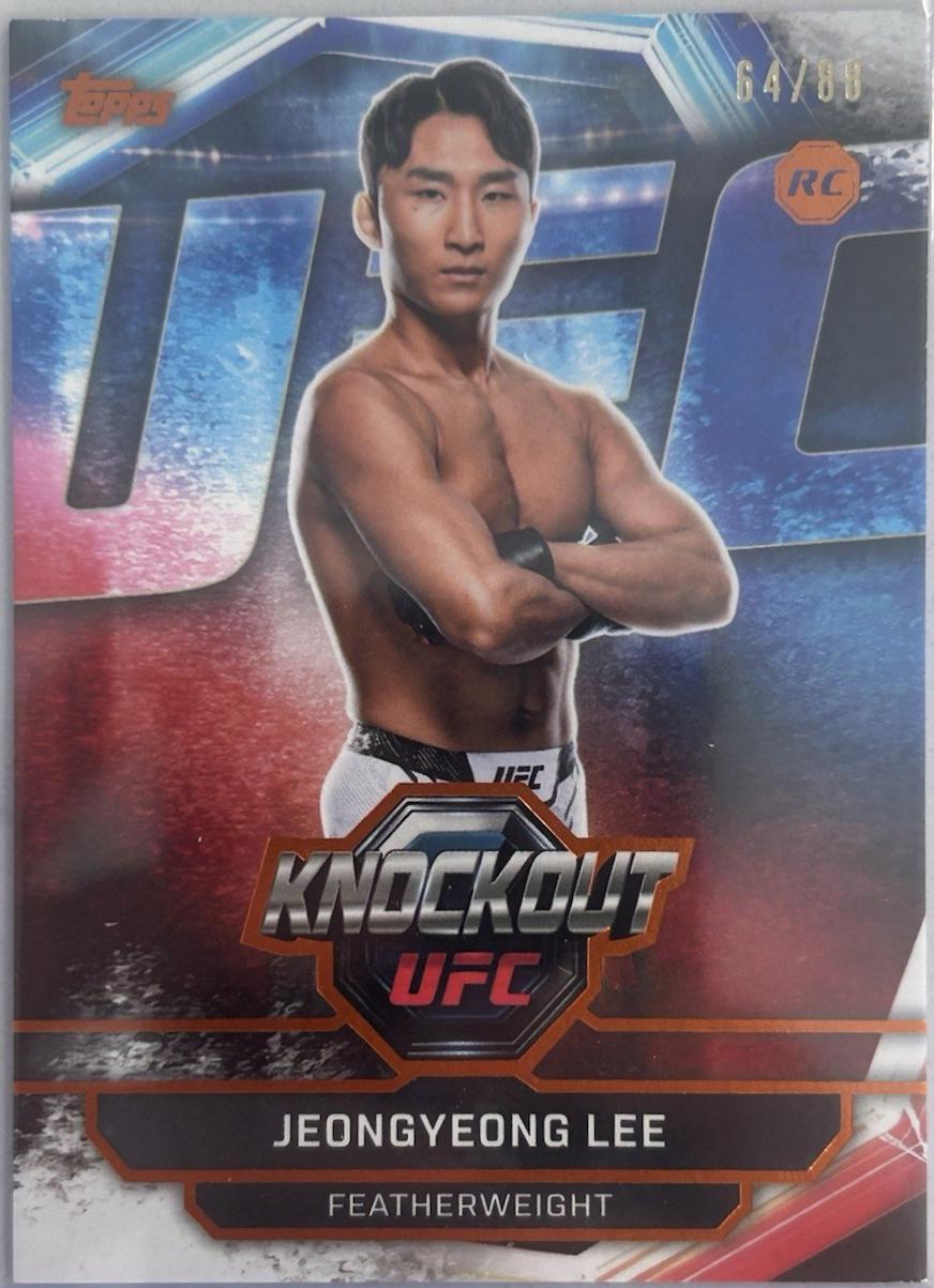 JeongYeong Lee 2026 Topps Knockout UFC Base #99 Orange