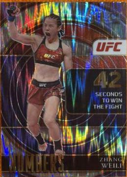 Zhang Weili 2022 Panini Select UFC Select Numbers #20 Silver