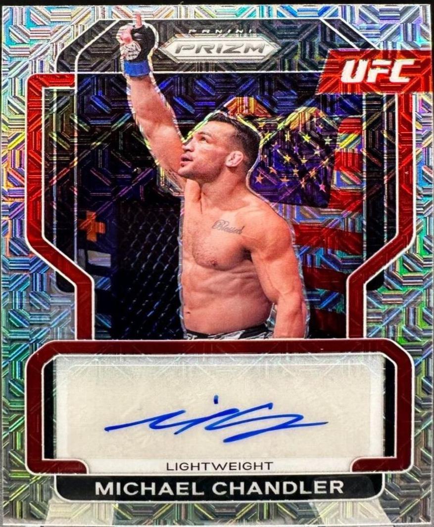 Michael Chandler 2022 Panini Prizm UFC Signatures #38 Mojo