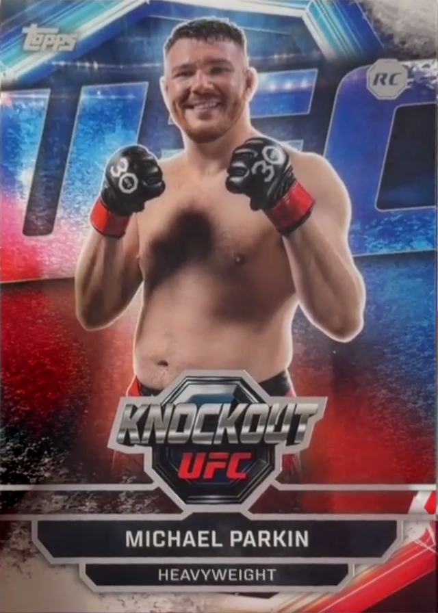 Michael Parkin 2026 Topps Knockout UFC Base #74 Emerald