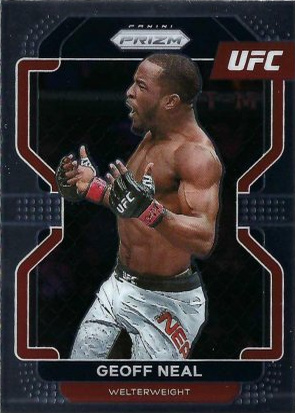 Geoff Neal 2022 Panini Prizm UFC Base #163 Ice