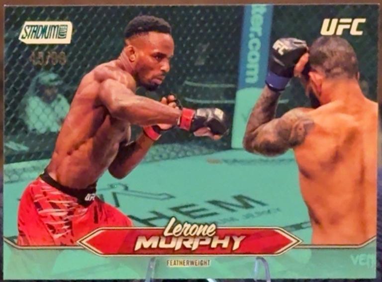 Lerone Murphy 2025 Topps Stadium Club UFC Base #80 Turquoise