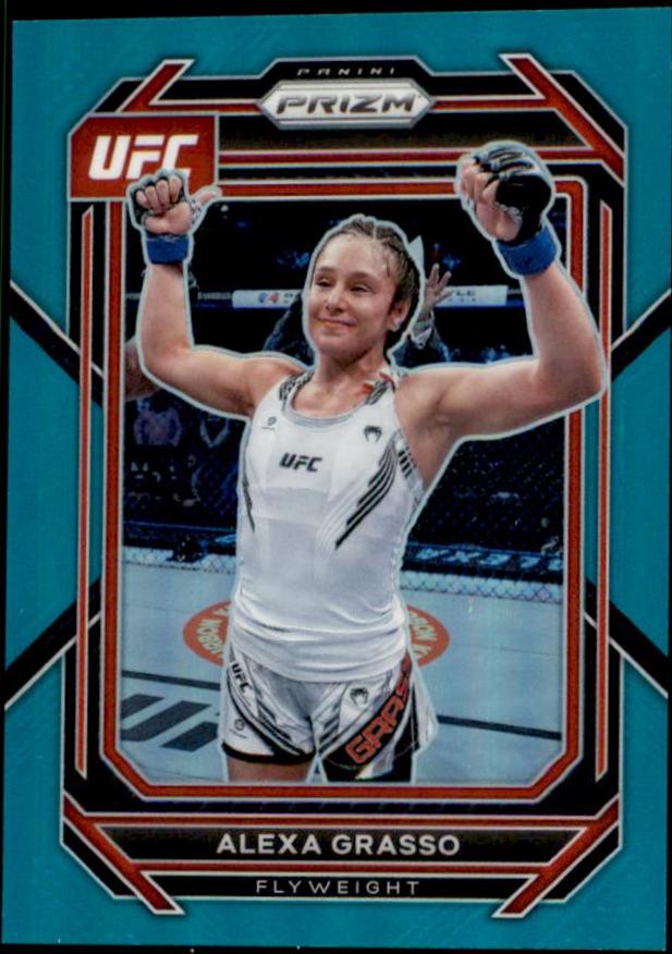 Alexa Grasso 2023 Panini Prizm UFC Base #121 Teal