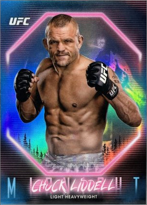Chuck Liddell 2025 Topps Midnight UFC Base #97 Moon Beam