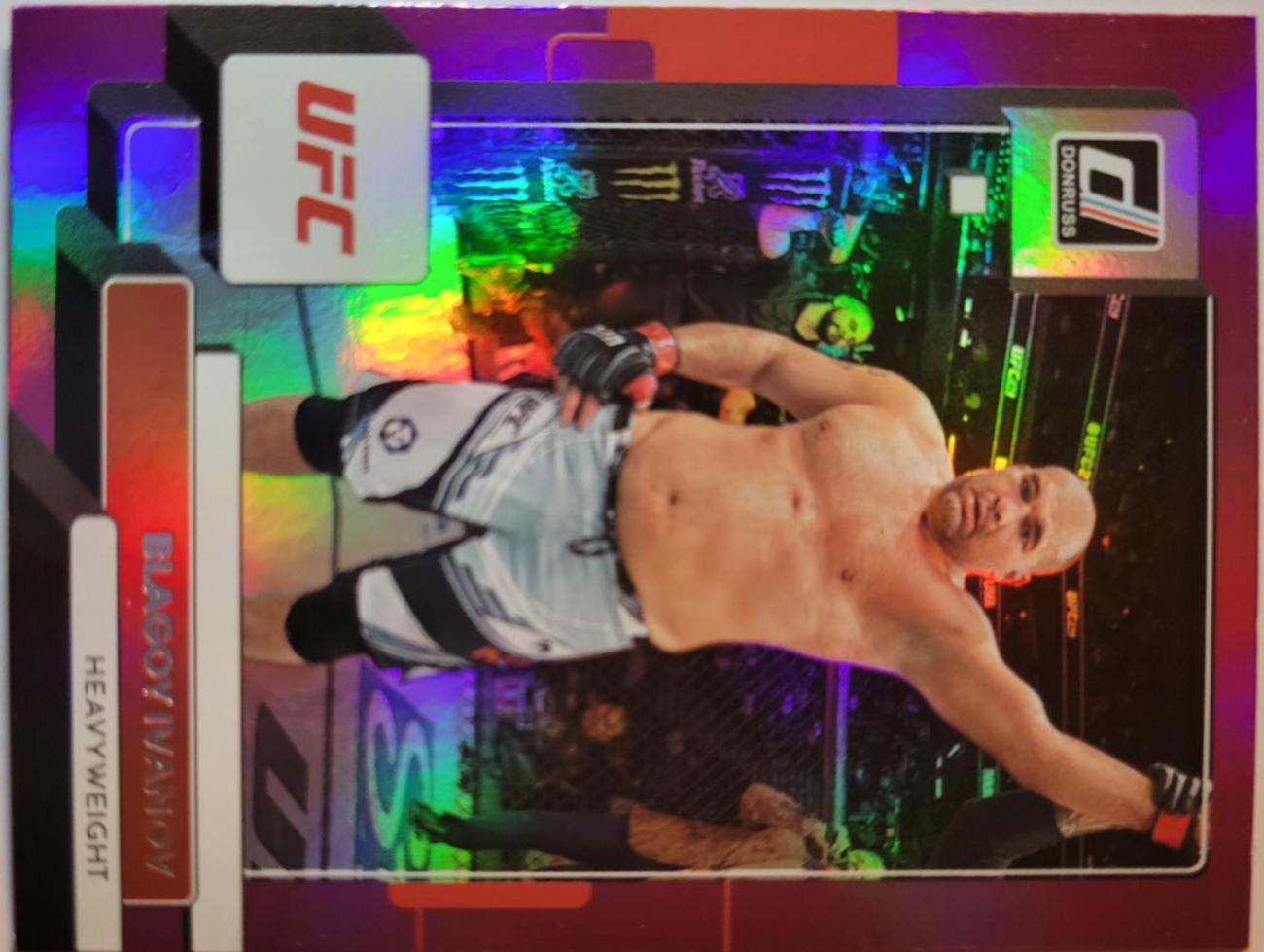 Blagoy Ivanov 2023 Panini Donruss UFC Base #48 Purple Flood