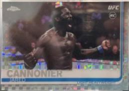 Jared Cannonier 2019 Topps Chrome UFC Base #98 Xfractor