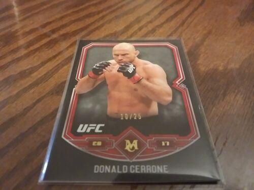 Donald Cerrone 2017 Topps Museum Collection UFC Base #44 Ruby