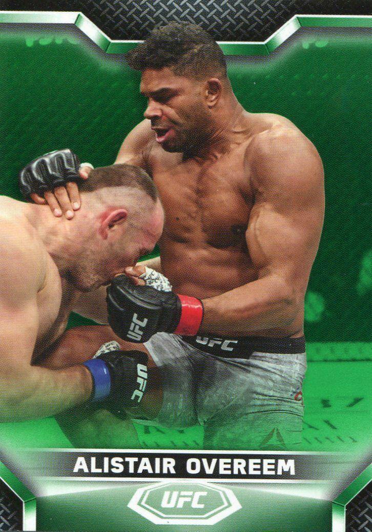 Alistair Overeem 2020 Topps UFC Knockout Base #30 Green