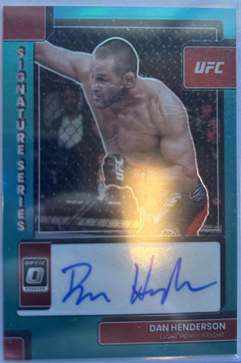 Dan Henderson 2023 Panini Donruss Optic UFC Signature Series #5 Teal