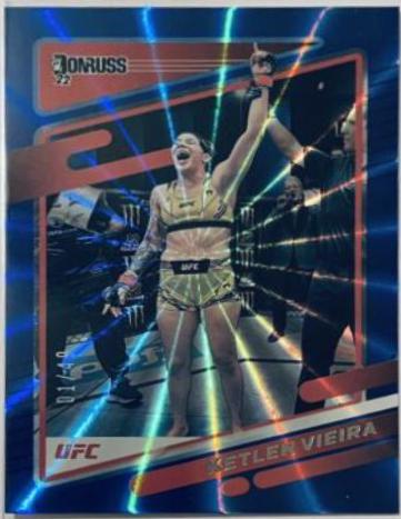 Ketlen Vieira 2022 Panini Donruss UFC Base #129 Blue