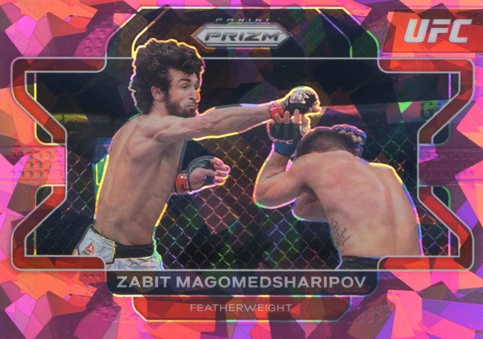Zabit Magomedsharipov 2022 Panini Prizm UFC Base #82 Pink Ice