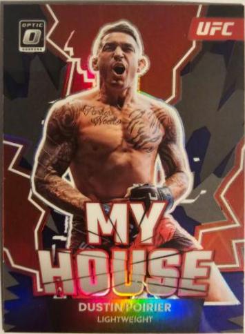 Dustin Poirier 2023 Panini Donruss Optic UFC My House #14 Purple