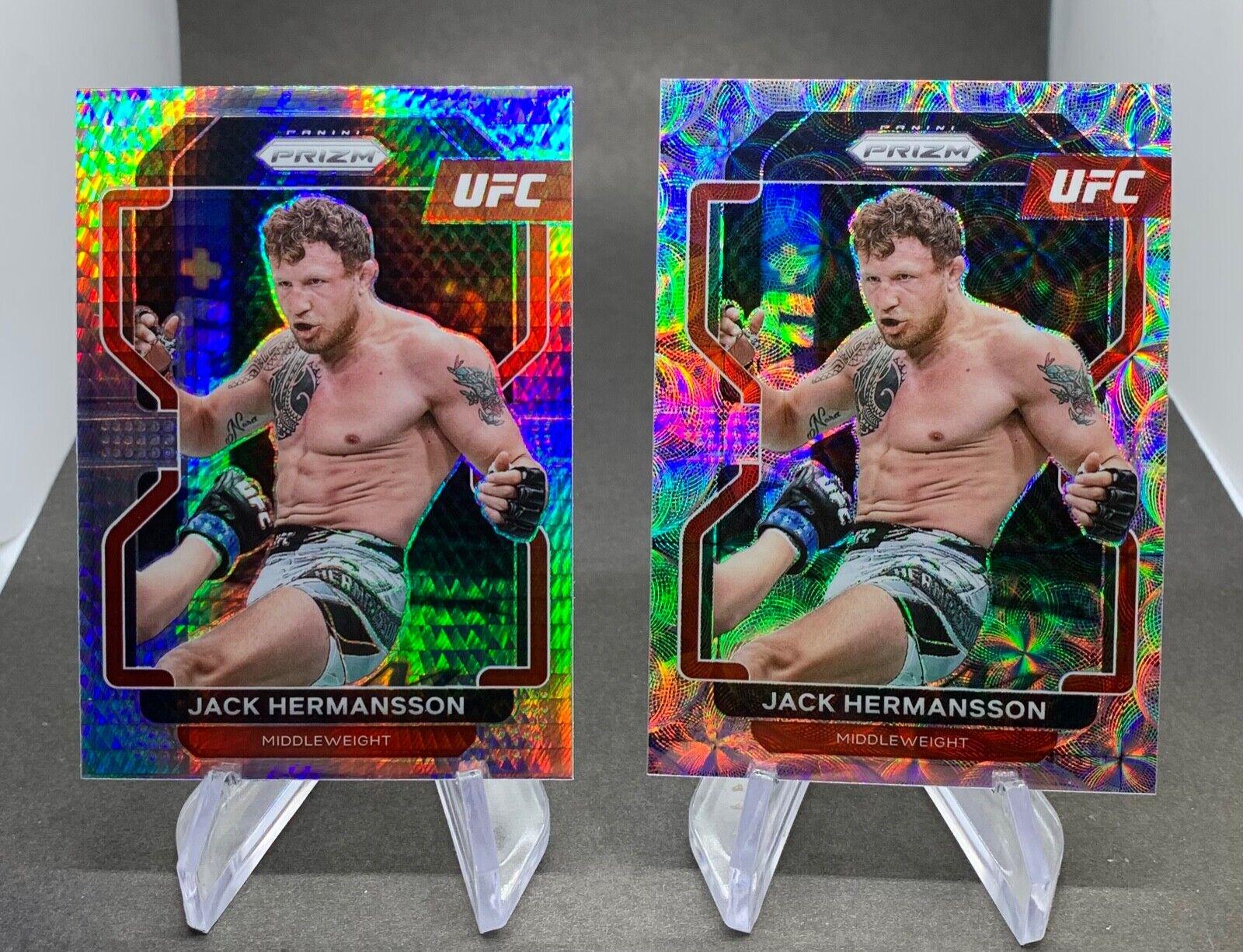 Jack Hermansson 2022 Panini Prizm UFC Base #135 Premium