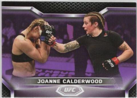 Joanne Wood 2020 Topps UFC Knockout Base #63 Purple