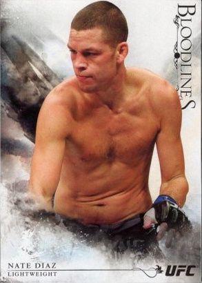 Nate Diaz 2014 Topps UFC Bloodlines Base #36 Red