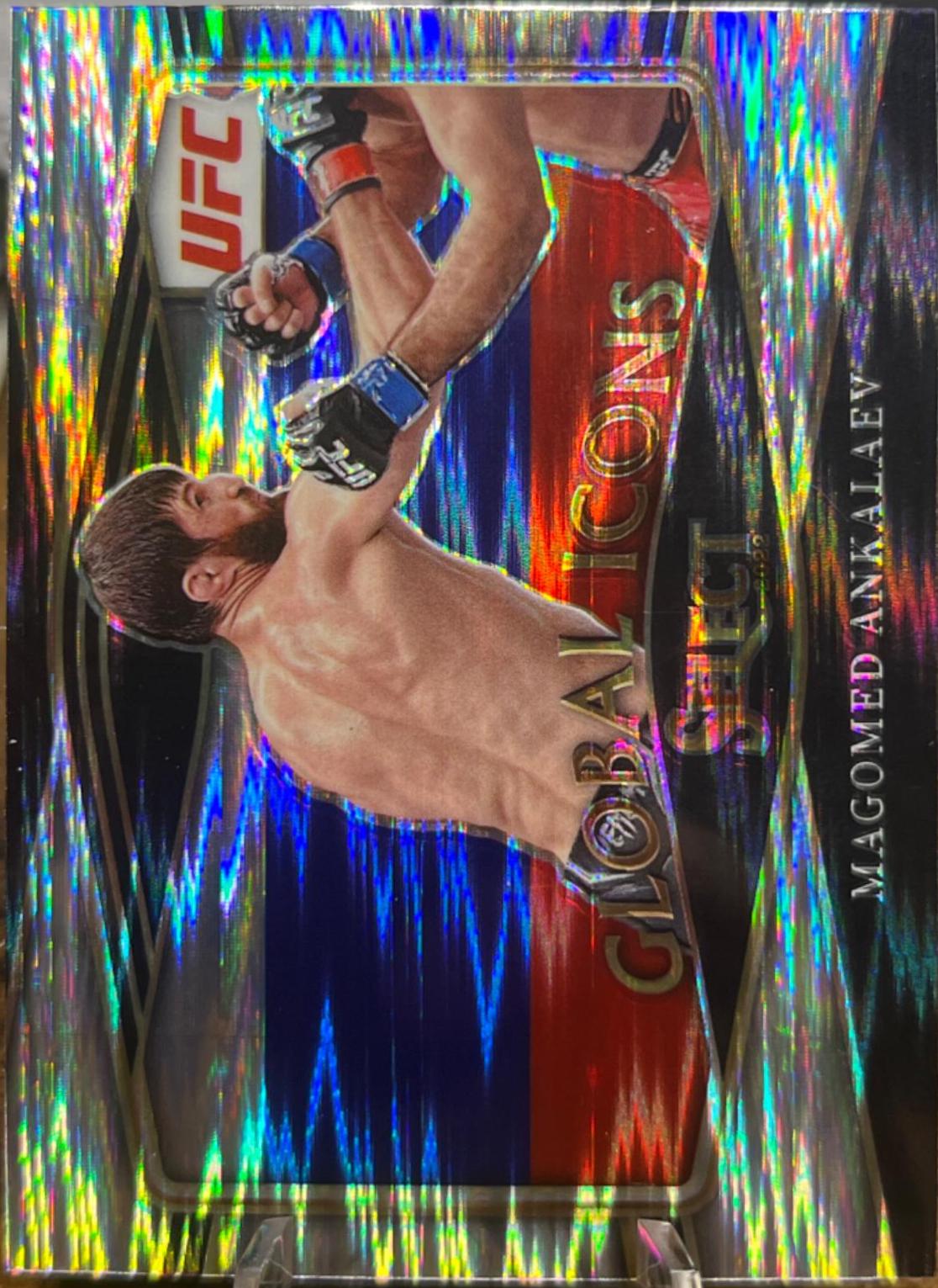 Magomed Ankalaev 2022 Panini Select UFC Global Icons #8 Silver