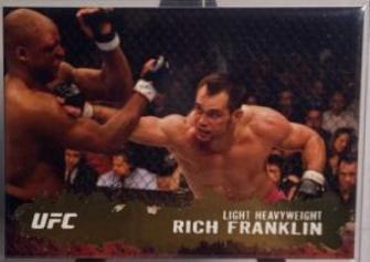 Rich Franklin 2009 Topps UFC Round 2 Base #37 Gold