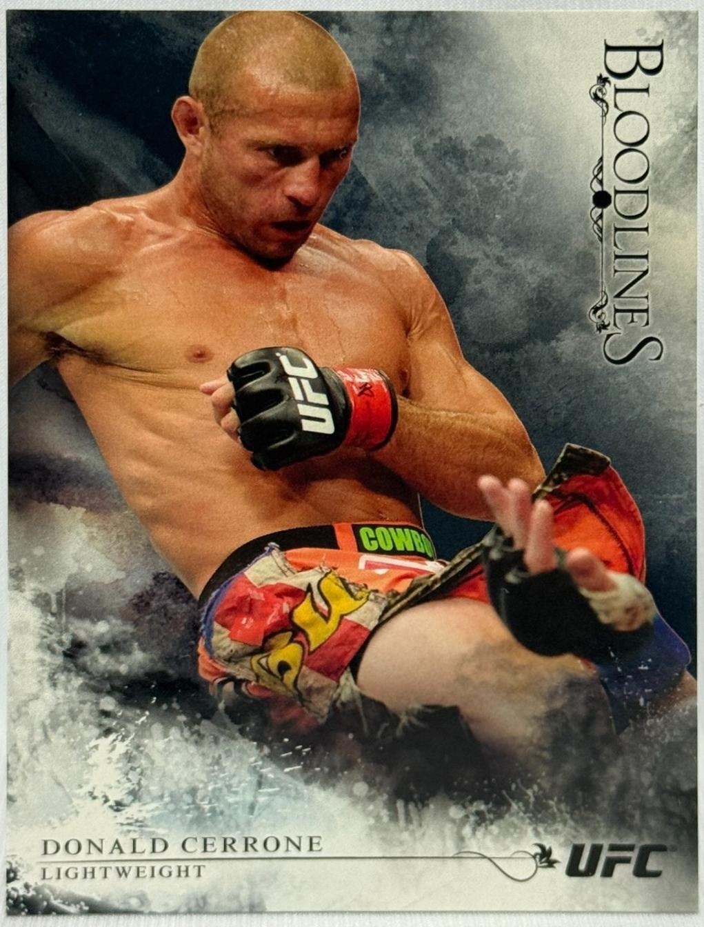 Donald Cerrone 2014 Topps UFC Bloodlines Base #27 Black