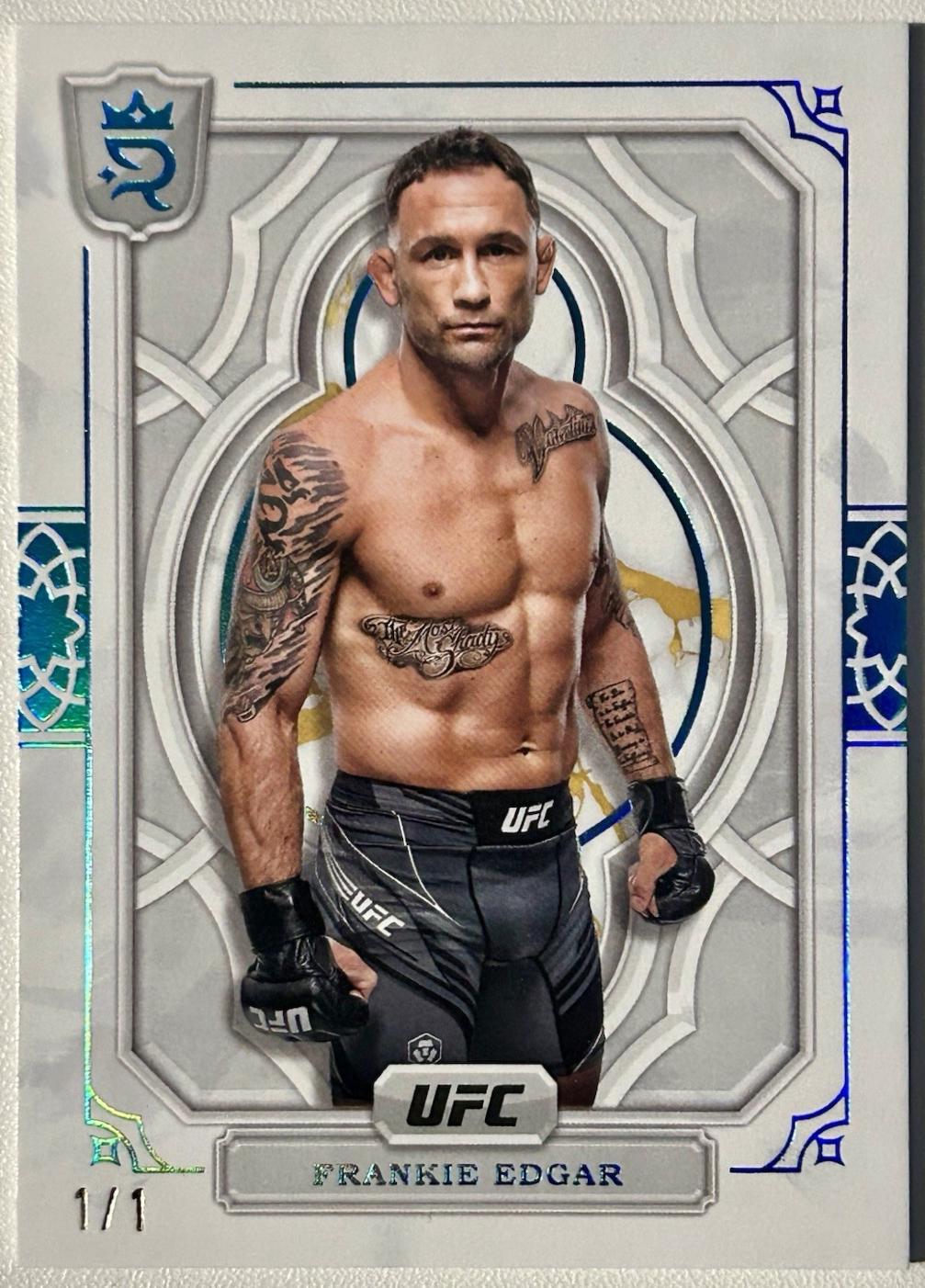 Frankie Edgar 2024 Topps Royalty UFC Base #43 Platinum