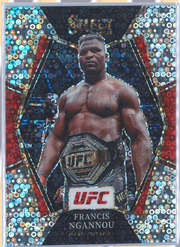 Francis Ngannou 2022 Panini Select UFC Premier Level #131 Disco