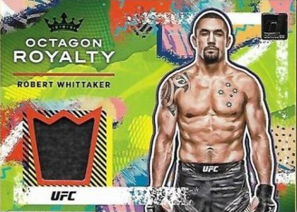 Robert Whittaker 2022 Panini Donruss UFC Octagon Royalty #57 Prime
