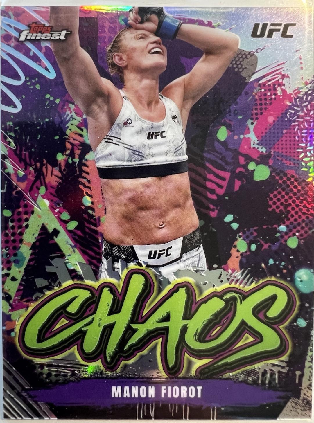 Manon Fiorot 2024 Topps Finest UFC Chaos #CHA-5 Refractor
