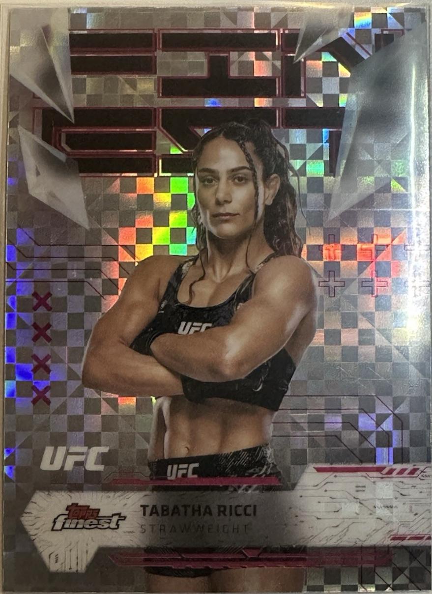 Tabatha Ricci 2025 Topps Finest UFC Base Uncommon #133 Refractor