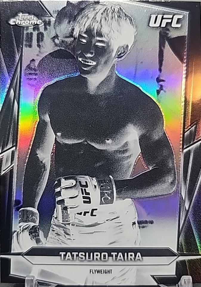 Tatsuro Taira 2026 Topps Chrome UFC Base #72 Negative Refractor