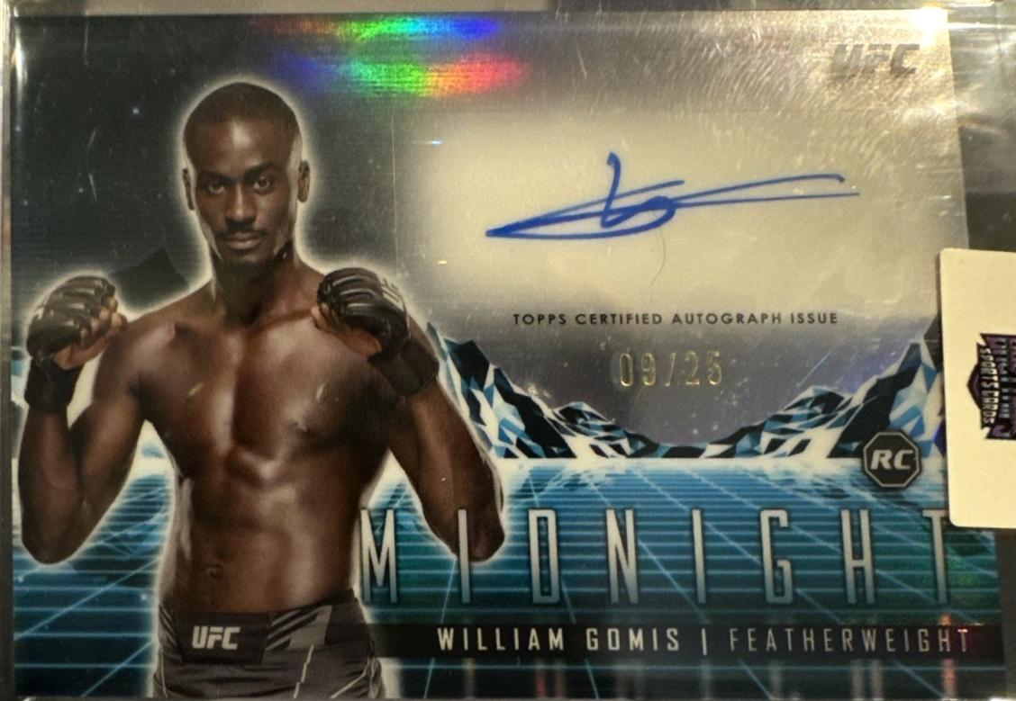 William Gomis 2024 Topps Midnight UFC Horizon Signatures #HS-WGS Daybreak