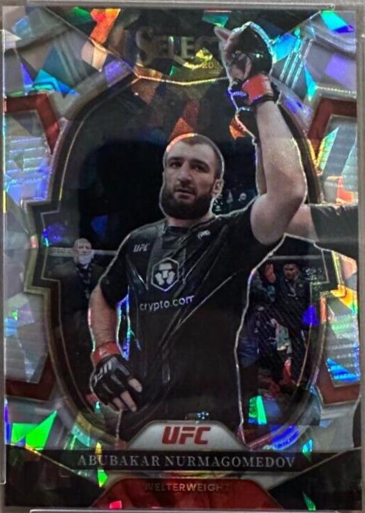 Abubakar Nurmagomedov 2023 Panini Select UFC Concourse #8 Cracked Ice