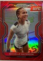 Michelle Waterson-Gomez 2021 Panini Prizm UFC Base #9 Red