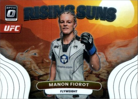 Manon Fiorot 2023 Panini Donruss Optic UFC Rising Suns #23 Gold Vinyl