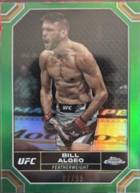 Bill Algeo 2024 Topps Chrome UFC Base #27 Green Refractor