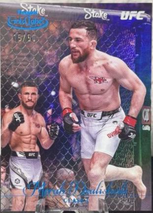 Merab Dvalishvili 2024 Topps Gold Label UFC Base Class III #1 Blue